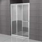 【海夫健康生活館】ITAI一太 金冠4000 一字三門 橫向雙面開關 有框式淋浴拉門 PS板/強化玻璃
