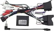 Android Radio Wiring Harness with CAN Bus to UART Adapter Cable Power Connector Socket Plug&Play Compatible for Audi A3 A4 TT