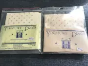 Aida Cross Stitch Fabric 14 Count Yorktown Prints Brown or Rose Square 14.75"