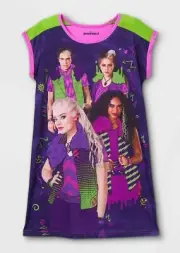 NWT Disney Zombies 2 Nightgown Pajamas Sleep Shirt Girls size 12 Wolf Pack