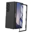 for Galaxy Z Fold 6 Slim Case, with Built-in Screen Protector Full Body Black