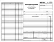 Custom Work Order Invoice Form / 3 Part Carbonless - 8.5 x 11 - TMG139