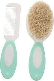 QUMIIRITY 1Set Care Wool Shampoo Brush and Comb Natural Soft Massage Tools for Scalp Cleaning and Hair Growth Easy to Use Grooming Kit