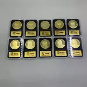 10pc President Donald Trump Mug Shot Never Surrender Commemorative Gold Coin