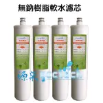 專業精密快拆型無鈉樹脂軟水濾心 YC2N (樹脂原料通過NSF61認證)4支