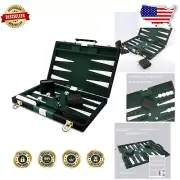 Premium 15-Inch Backgammon Game Set - Perfect for Travel and Game Nights