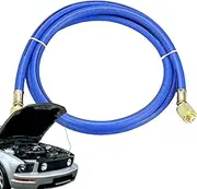 Car AC Refrigerant Hose | 59 Inches Auto AC Charger Pipe R134a - Tricolor High Pressure Recharge Hose for Pressure Gauge