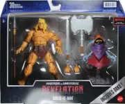 Masters of the Universe Revelation ~ 7" SAVAGE HE-MAN & ORKO ~ MOTU Masterverse