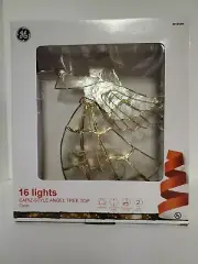 Capiz-Style Angel Tree Top, 16ct, Clear, GE Holiday Classics® Incandescent