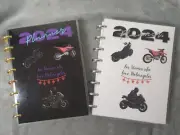 2024 Diary Discbound Planner Motorcycle - Choice of Black OR White