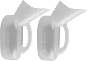 FOMIYES Safe Easy to Use 1000ml Thickened Plastic Urinal Pee Bottle for Women Hospital Home Travel