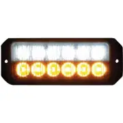 Buyers Product Company OffRoad Light 12Flash Pattern Amber/Clear Led Mini Strobe