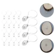 400 Pcs Jewelry Bail Jewellery Making Supplies Connector Pendant Round Beads