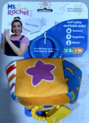 Ms. Rachel Official Herbie Sensory Take-Along Toy, Baby Swing &Stroller Teething