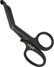 Alayki 7.5" Premium Medical Scissors - Stainless Steel Trauma Shears for First Aid, EMT, Nurses - Bandage Scissors with Non-Stick Coating, Blunt Tip for Safety, Easy Sterilization, Durable & Versatile