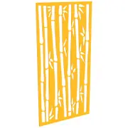 ProtectorAl 300-1200w x 1201-2400h Dark Yellow/Gloss White Bamboo Unframed Composite Deco Panel