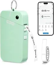 Label Maker Machine with Tape, Portable Bluetooth Label Maker for Home and Offic