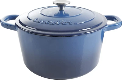 Crock-Pot Artisan round Enameled Cast Iron Dutch Oven, 7-Quart