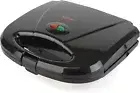 2 Slice Sandwich & Omelette Maker - Non-Stick - Portable - E2605BK - Black