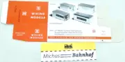 Wiking 52p2 Container Packaging 2 Box Empty H0 1:87 Å