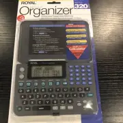 Royal DM70ex Electronic Organizer with Calculator Phone Mem. Calendar World Time