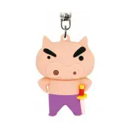 Toshin Pack Crayon Shin-chan 3D Keychain Buriburizaemon KS-KH527 Japan