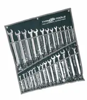 Typhoon 70020 - Combination Spanner Set - 28 Piece AF/Metric