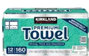 Kirkland Paper Towels, 2-Ply, 160 Sheets, 12-count