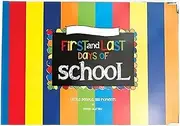 First and Last Day of School Memory Book, Easiest School Days Memory Album for Kids, Memory Keepsake Book, Reusable School Keepsake Organizer with D Ring Binder (A)