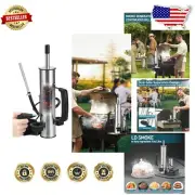 Continuous Billowing Smoke Pellet Tube - 14" Stainless Steel, Great for Grilling