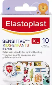 Elastoplast Sensitive Kids XL Plasters 10 Pack