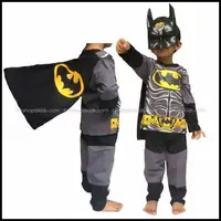 在飛比找蝦皮購物優惠-蝙蝠俠兒童衣服翅膀服裝戴面具