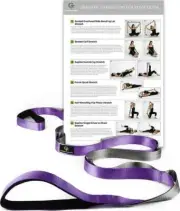 Gradient Fitness Stretching Strap For Physical Therapy, 12 Multi-Loop Stretch W
