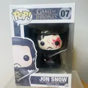 Pop Vinyl Funko Game Of Thrones BNIB Got Jon Snow # 07 Bloody