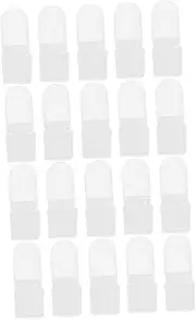 BIUDECO Manicure Polish Varnish Protector 30Pcs Nail Art Design Tips Cover Manicure Kit Light Design for Easy Observation