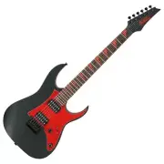 IBANEZ GIO RG131DX BKF Electric Guitar - Sharktooth Inlays - Black Flat Finish