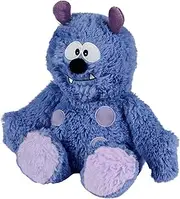 Warmies Plush Blue Monster Microwavable Weighted Teddy with French Lavender Scent, Hot or Cold Wheat Bag for Cool Relaxation and Warm Relief