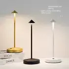 Creative LED Desk Lamp Rechargeable Decorative Desk Lamp Metal Table Lamp Home