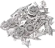 [CIMAXIC] 50 Pcs Silver Charm Pendant Hat Accessories Nail Decorations for Nail Art Graduation Hat Charm Graduation Charm Necklace Graduation Keychain Necklace Diploma Alloy Key Chain