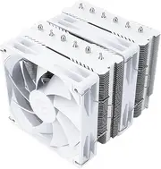 Peerless Assassin 120 SE White V2 CPU Air Cooler, 6 Heat Pipes AGHP GEN 5.0 Technology, Aluminium Heatsink Cover, 1850RPM PWM Fans for AMD AM4/AM5 Intel LGA 1851/1700/115X/1200 (PA 120 SE V2 White)