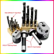 Boring Head+holder+boring Bar F1 Boring Head for Cnc Lathe Bored Boring Tool Set