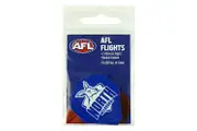AFL Replacement Dart Flights Set Of 3 - North Melbourne Kangaroos - Darts