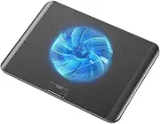 Laptop Cooler RGB Lighting Laptop Cooling Pad Two Fan 3200 RPM Silent Cooling Radiatior Gaming Laptop Cooler 11-17 inch Laptop Cooler Stand(One Fan)