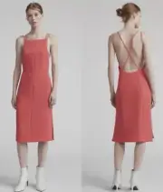 Women's Rag & Bone Denton Dress, Hot Pink, Size 6 BNWT Cute Sexy Back