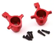 Yeah Racing YEATATT037RD Tamiya TT-01 Aluminum Front Knuckles (Red) (2)