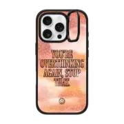 iPhone 16 Pro Impact Ring Stand Case MagSafe Compatible You're Overthinking By Nathan Bennett