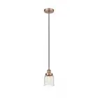 Innovations Edison Bell 5" 1 Light Mini Pendant, CP/Deco - 616-1PH-AC-G513