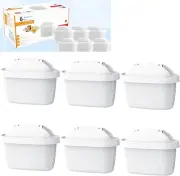6 Pack Water Filter Jug, Replacement for Brita® Water Filter Aluna Water Filter