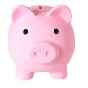 Large Piggy Bank, Unbreakable Plastic Money Bank, Coin Bank For Girls And Boys, Practical Gifts For pink