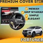 PREMIUM COVER STIR FORTUNER SIMPLE 真皮汽車方向盤保護套